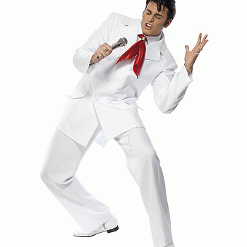 Elvis kostuum wit