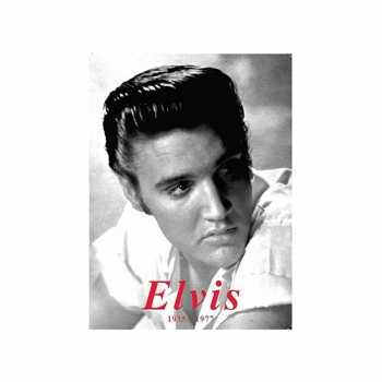 Grote muurplaat Elvis Presley 30x40cm